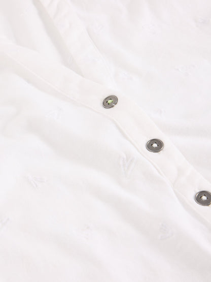 Annie Short Sleeved Embroidered Shirt
