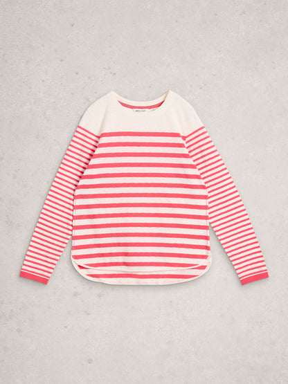 Clara Long Sleeve Stripe Tee