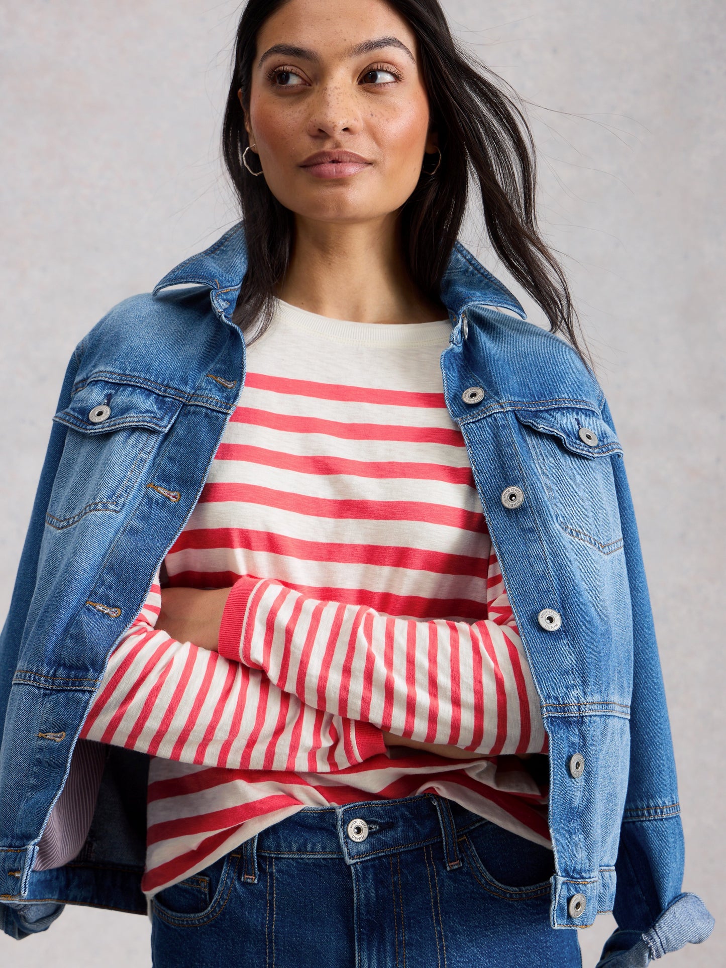 Clara Long Sleeve Stripe Tee