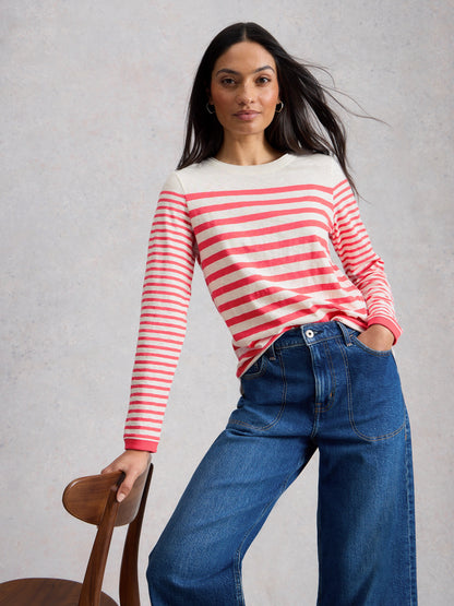 Clara Long Sleeve Stripe Tee