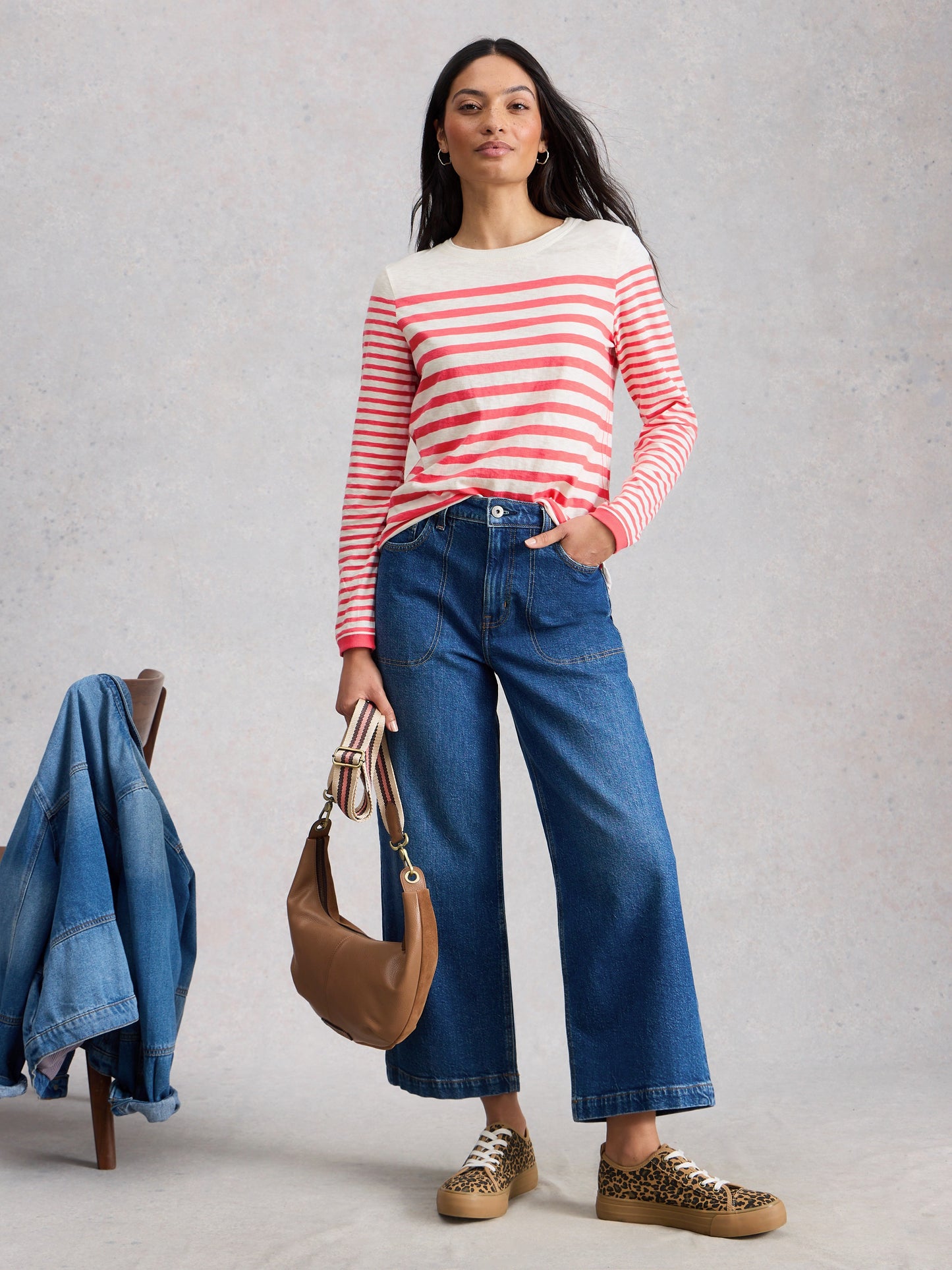 Clara Long Sleeve Stripe Tee