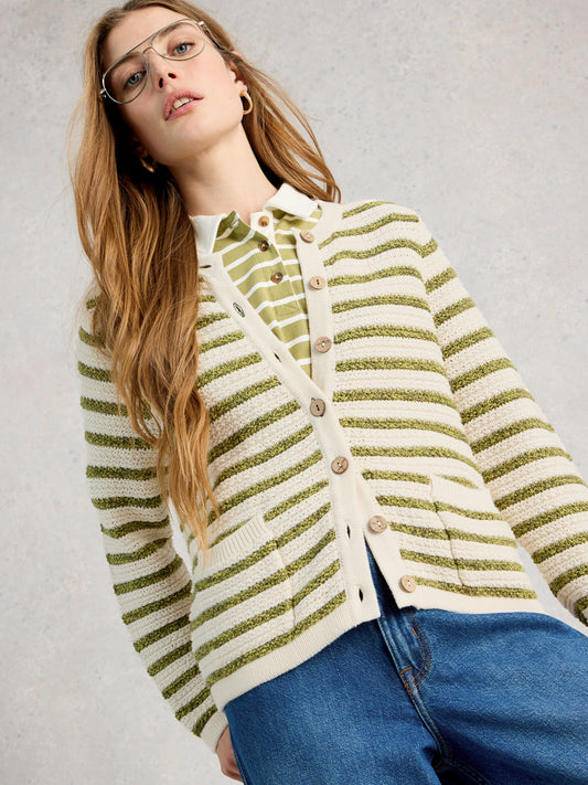 Belle Stripe Cardi