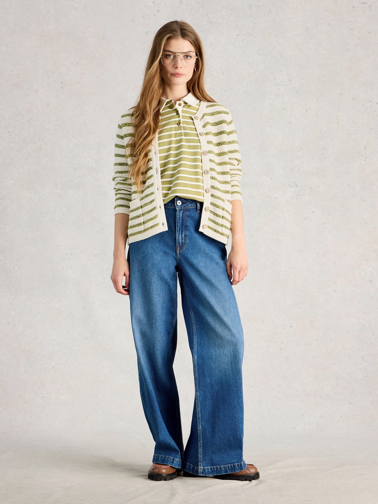 Belle Stripe Cardi