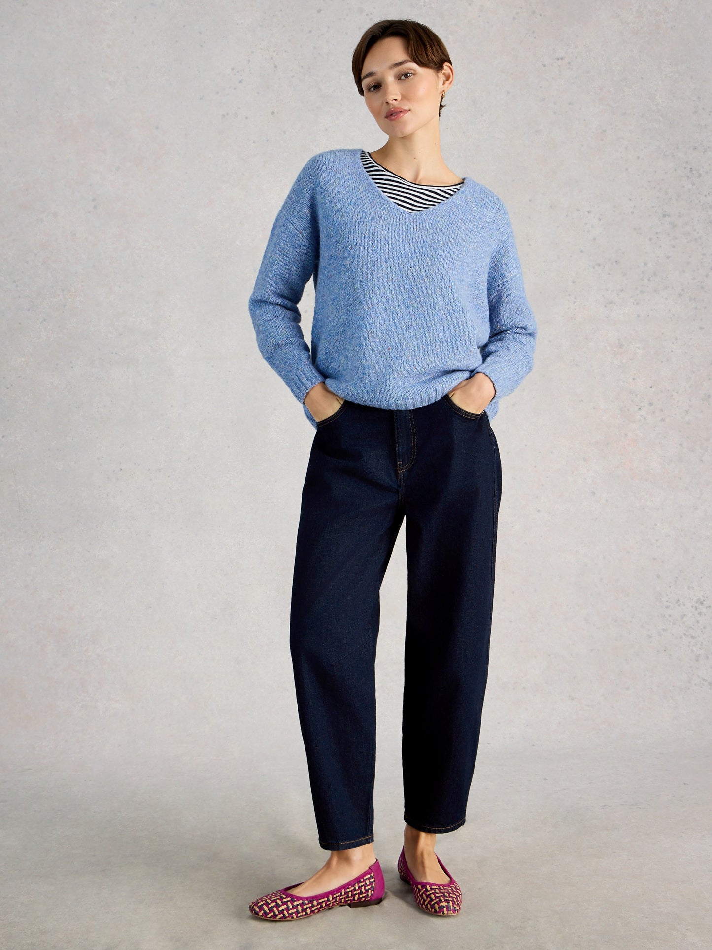 Tamara Texture V Neck