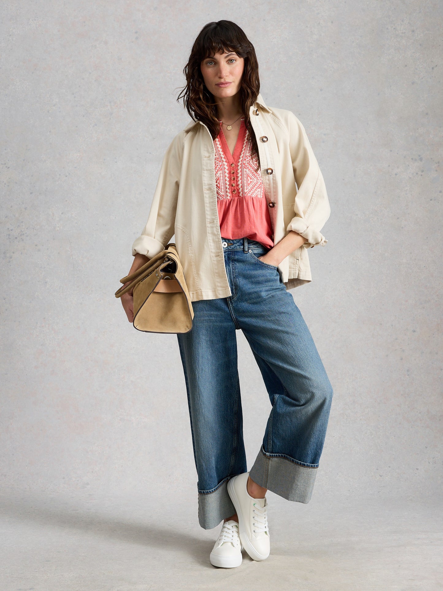 Peony Sleeveless Shirt