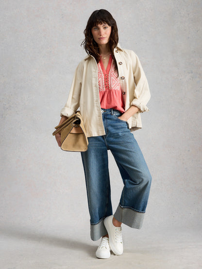 Peony Sleeveless Shirt