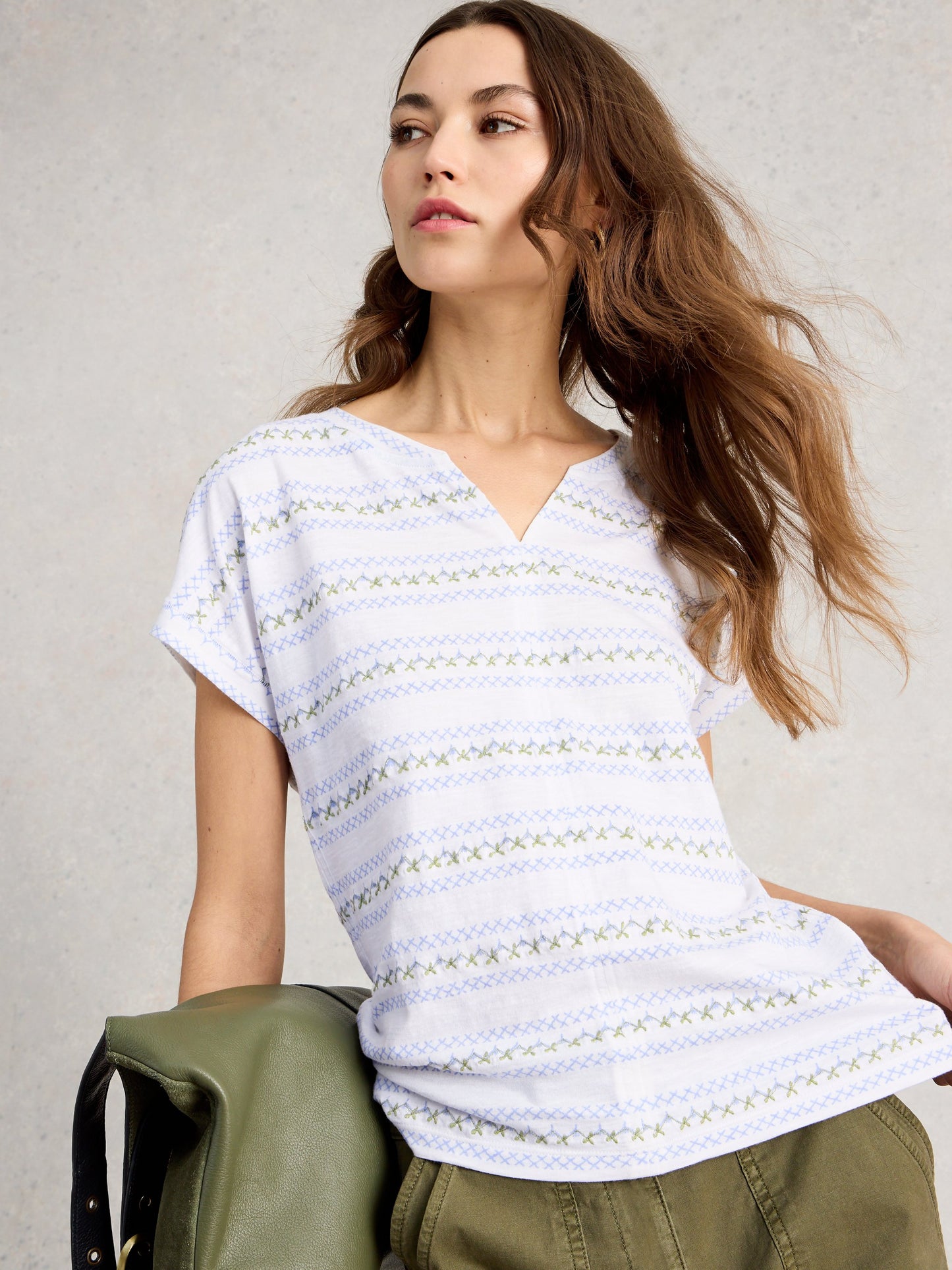 Nelly Embroidered Tee