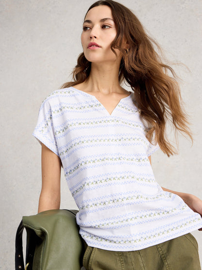 Nelly Embroidered Tee