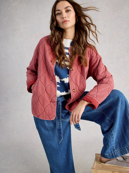 Anya Jersey Quilted Jacket