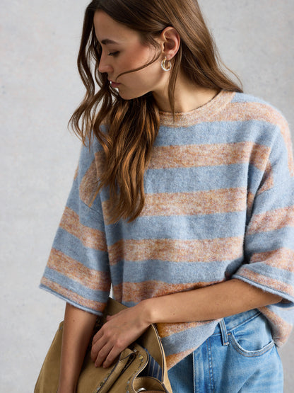 Kate Knitted Stripe Tee