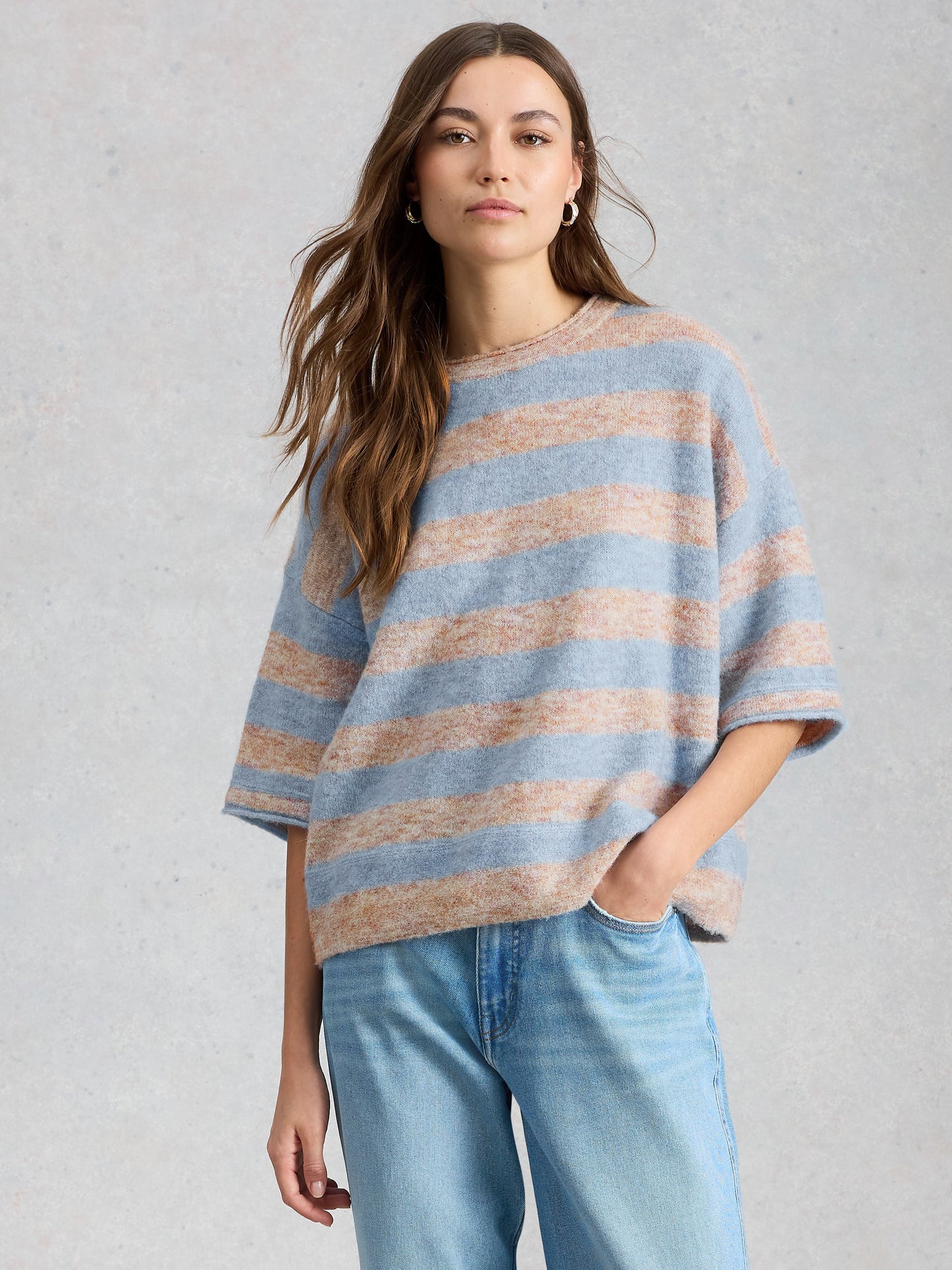 Kate Knitted Stripe Tee