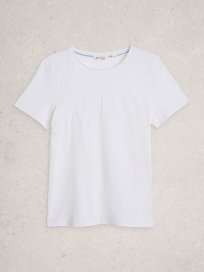 ABBIE EMBROIDERED TEE