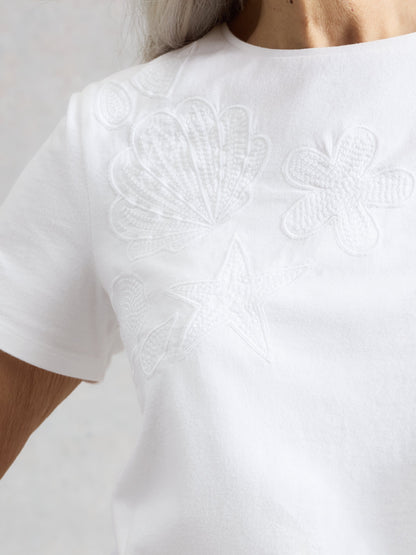 ABBIE EMBROIDERED TEE