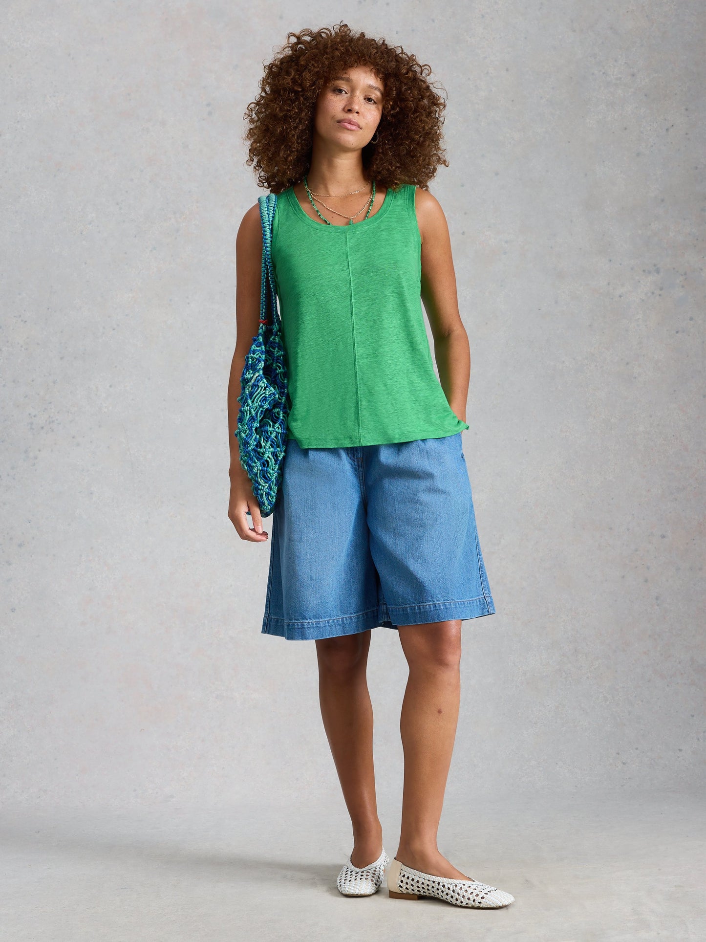 SCARLETTE LINEN VEST