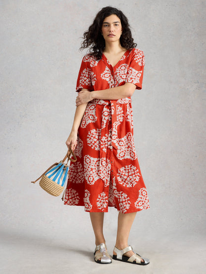 Val Linen Blend Dress