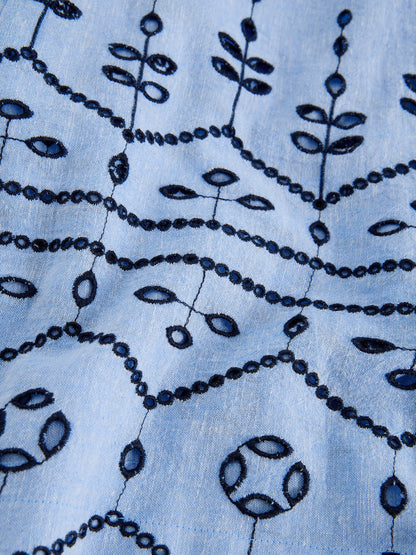 Kate Broderie Midi Dress
