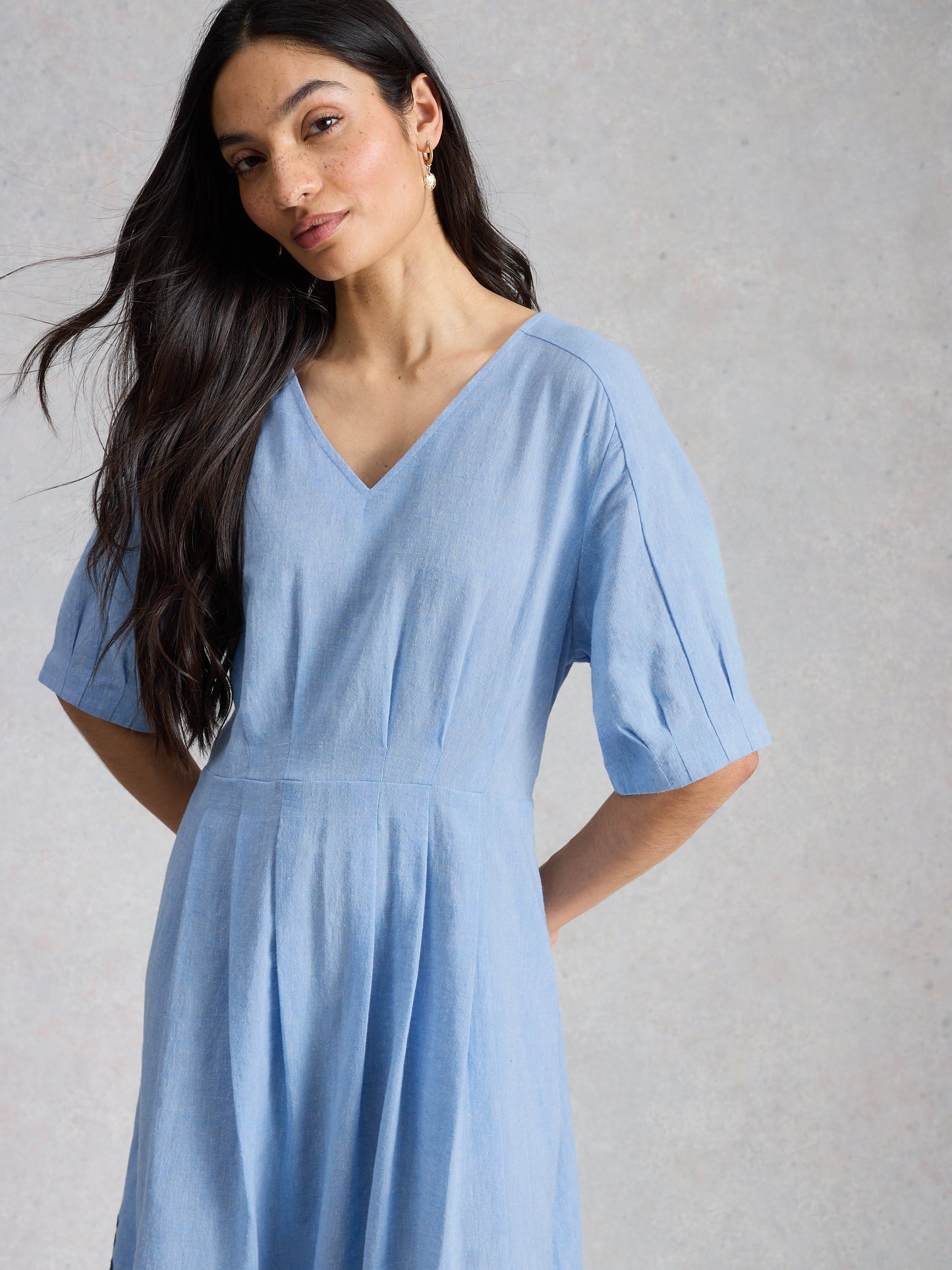 Kate Broderie Midi Dress