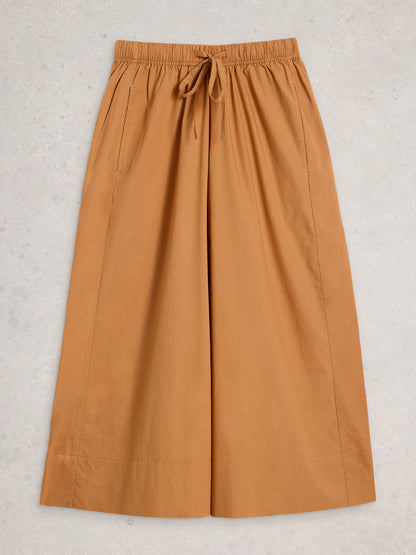 Lauryn Poplin Wide Leg Crop