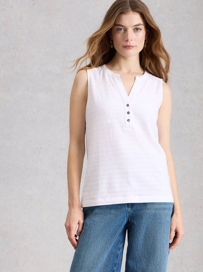 NORA TEXTURE NOTCH VEST