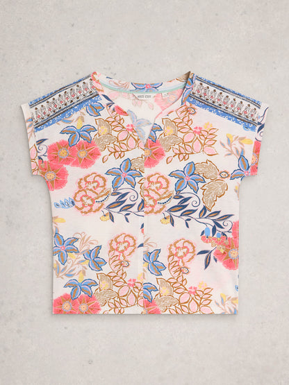 NELLY NOTCH NECK TEE
