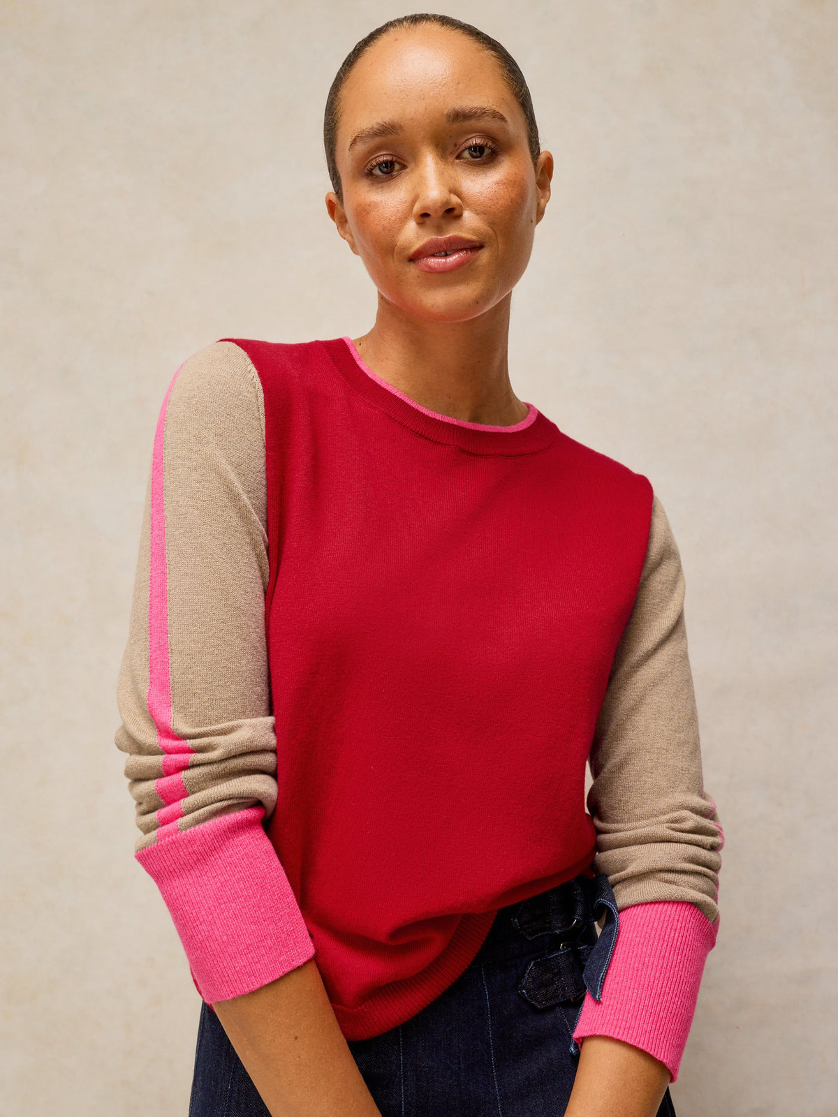 Katie Colour Block Jumper