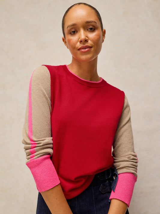 Katie Colour Block Jumper