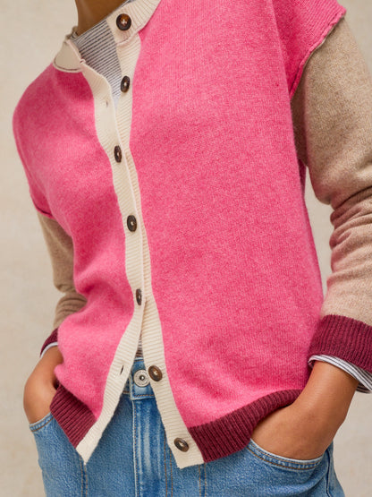 Sansa Colour Block Cardigan