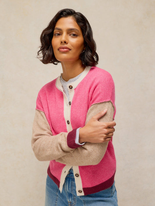 Sansa Colour Block Cardigan
