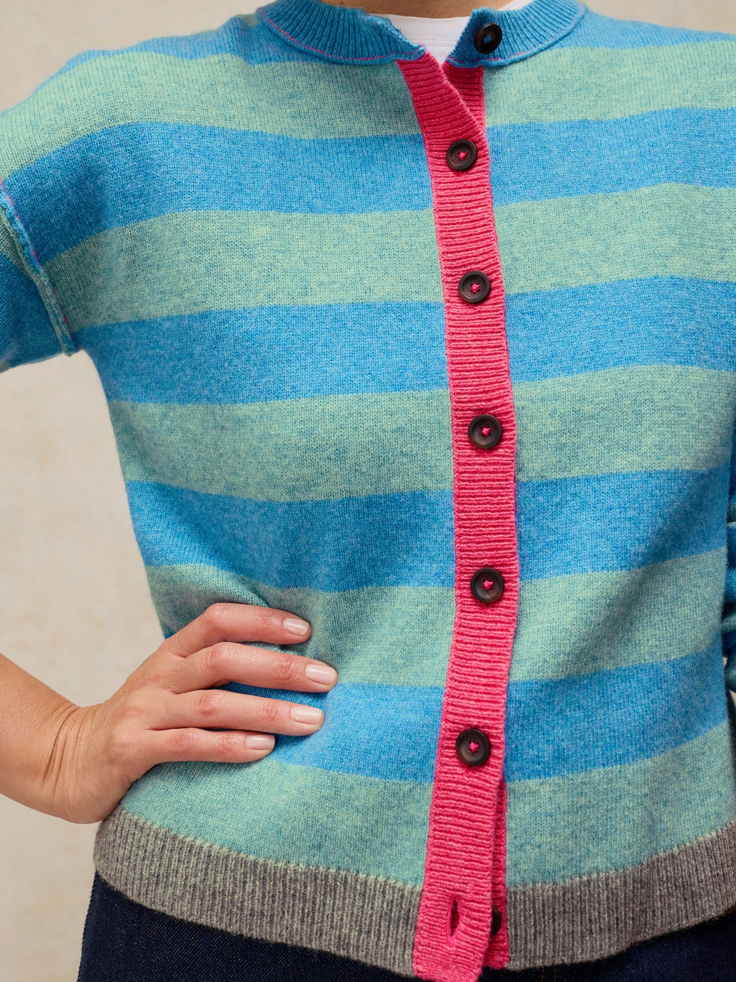 Sansa Stripe Cardigan