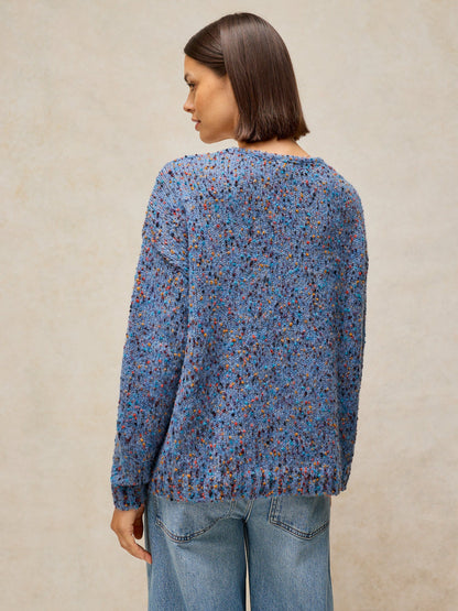 Texture V Neck Jumper