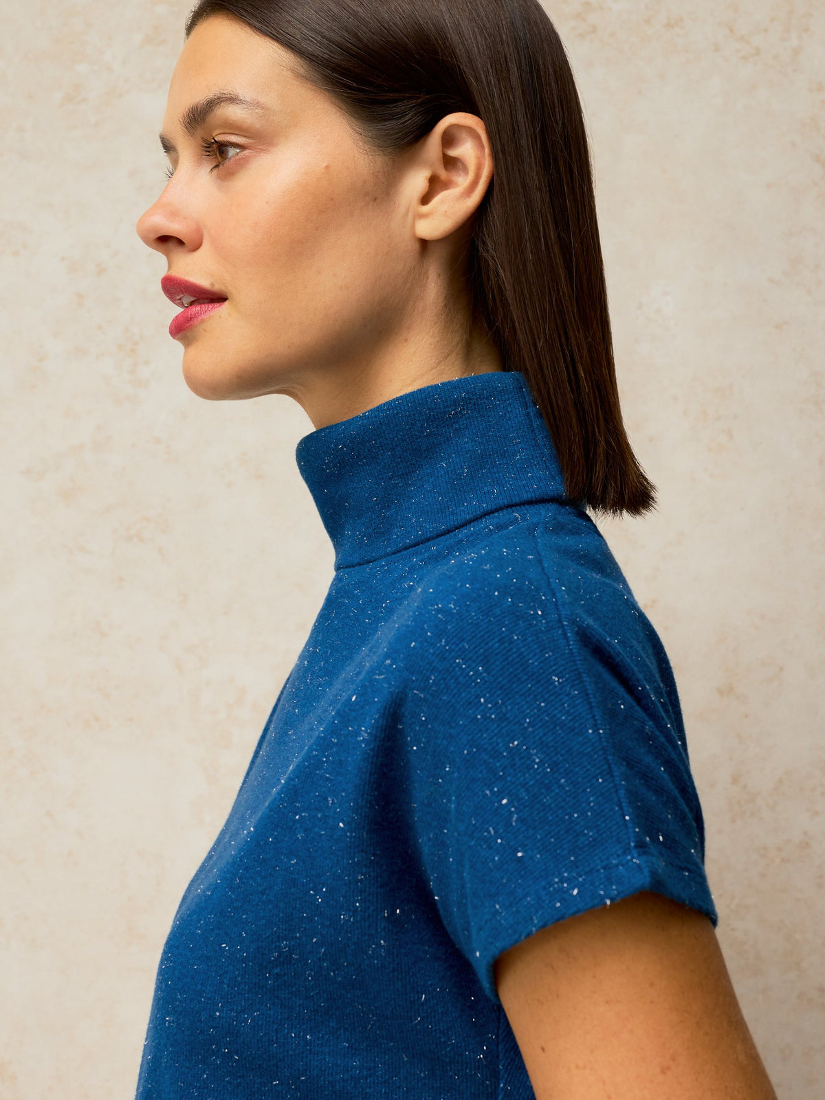 Lola Sparkle Roll Neck
