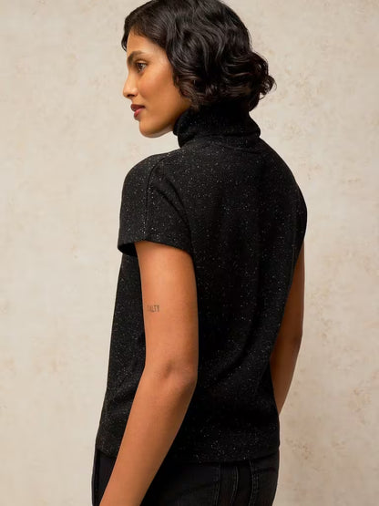 Lola Sparkle Roll Neck
