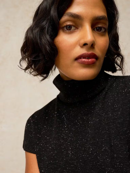 Lola Sparkle Roll Neck