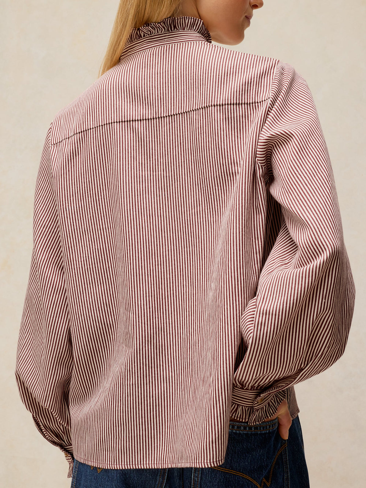 Frill Neck Shirt