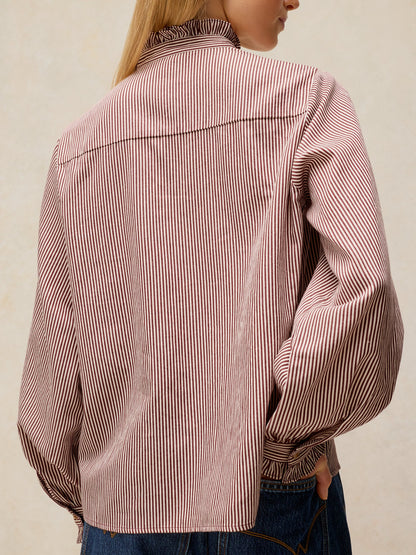 Frill Neck Shirt