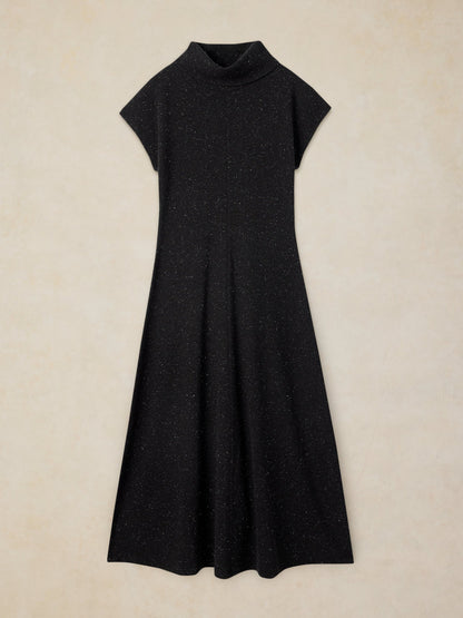 Ruby Roll Neck Sparkle Dress