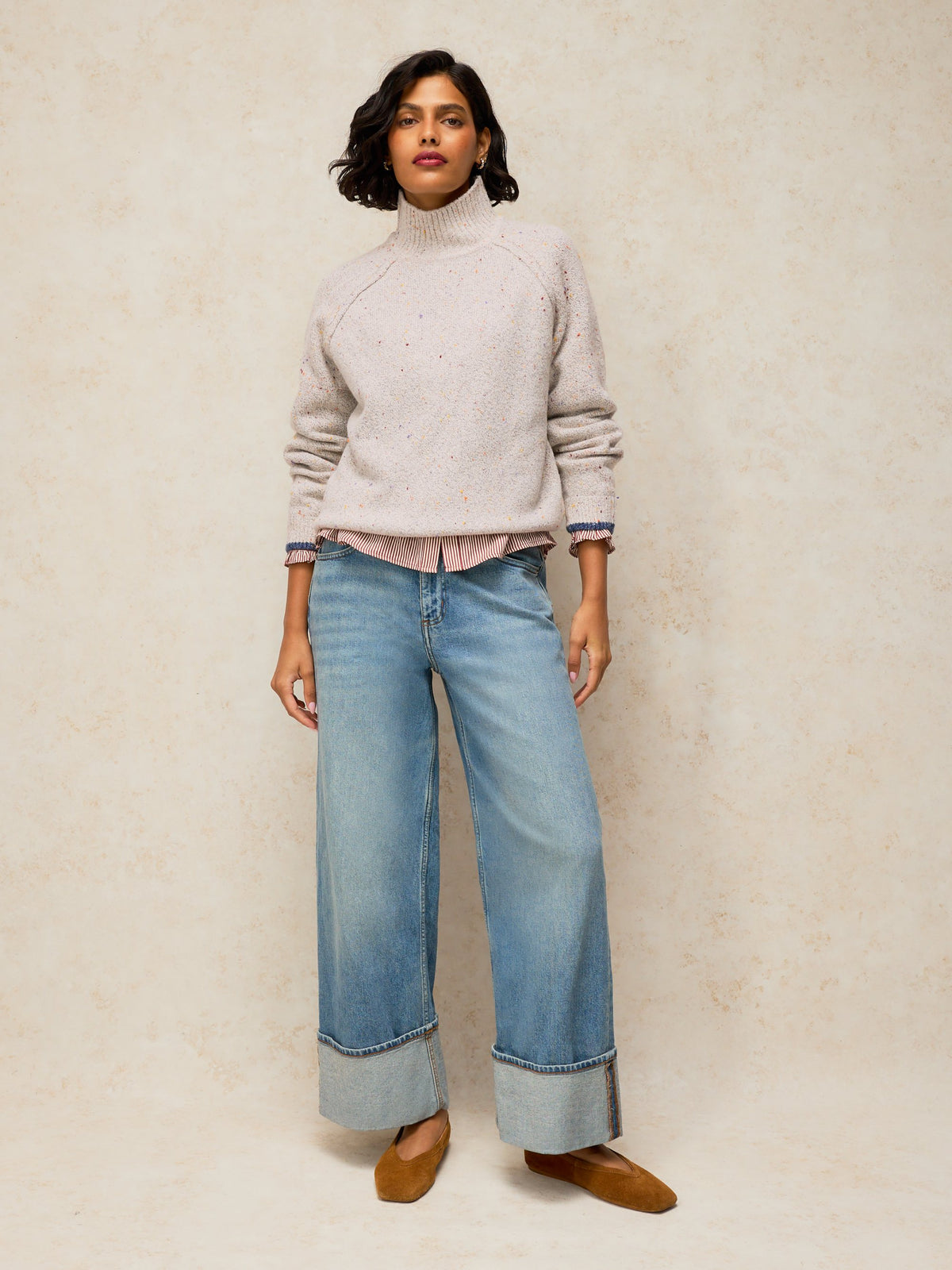 Talia Nep High Neck Jumper
