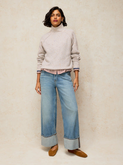 Talia Nep High Neck Jumper
