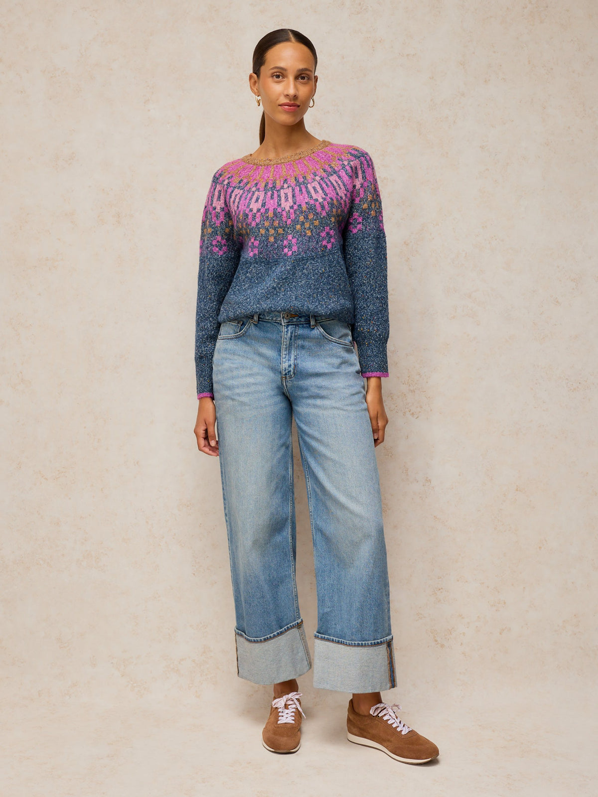 Talia Fairisle Jumper