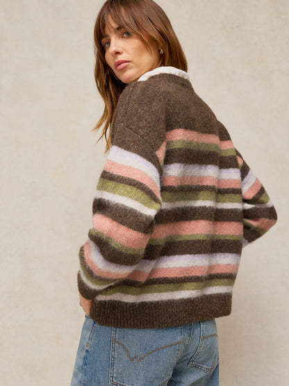 Blurred Stripe Jumper