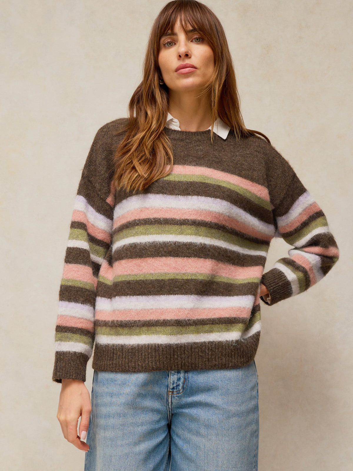 Blurred Stripe Jumper