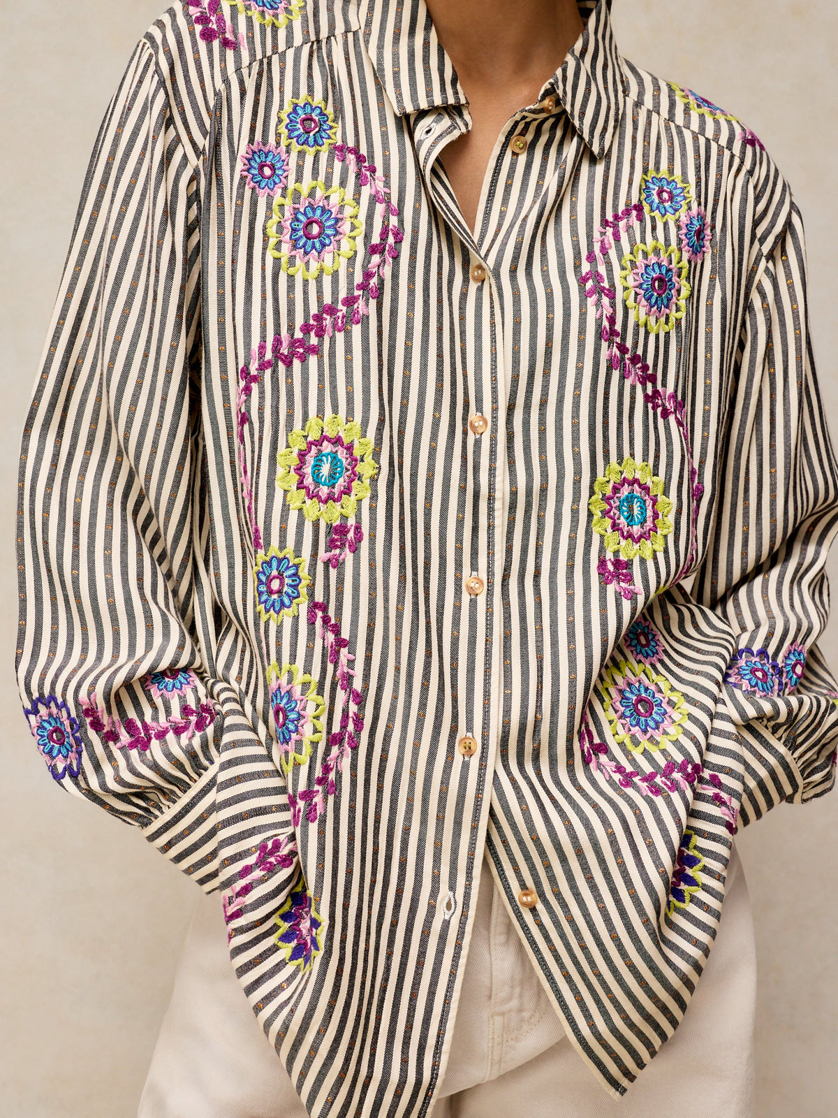 Lena Embroidered Shirt