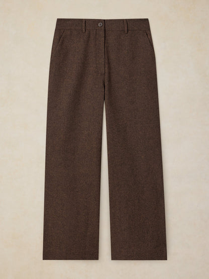 Belle Tweedy Wide Leg Trouser