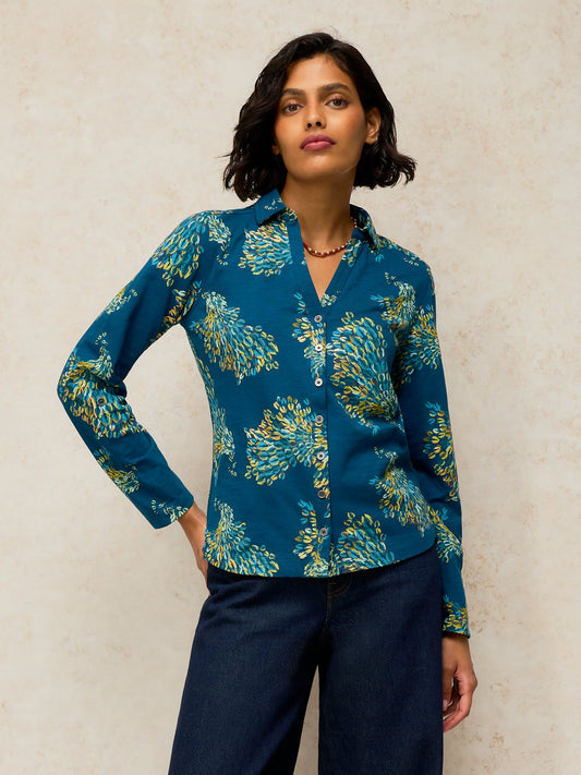 Annie Jersey Foil Shirt
