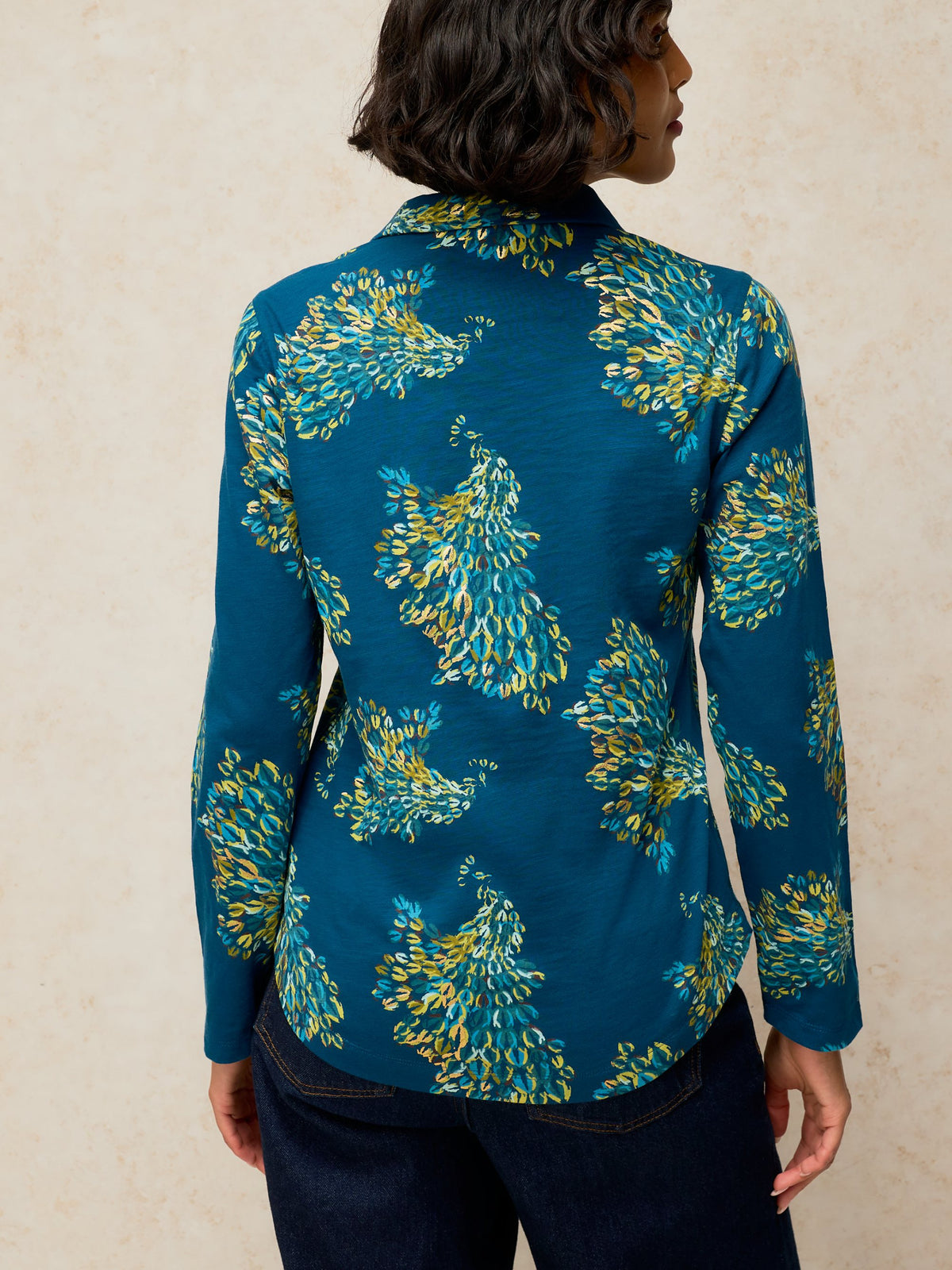 Annie Jersey Foil Shirt