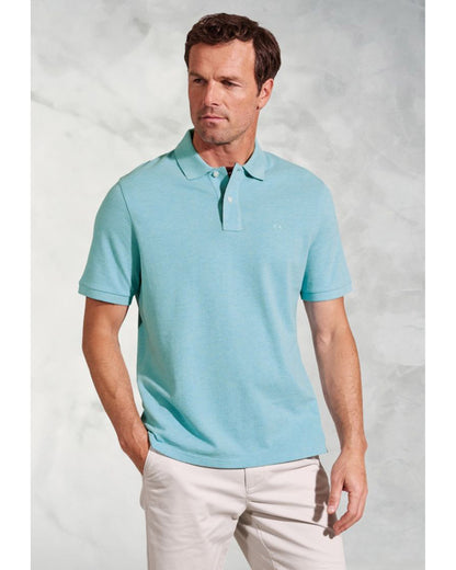 Firth Aqua Pure Cotton Piqué Polo Shirt