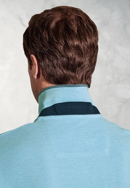 Firth Aqua Pure Cotton Piqué Polo Shirt