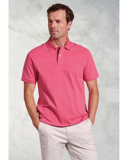 Firth Rose Pure Cotton Piqué Polo Shirt