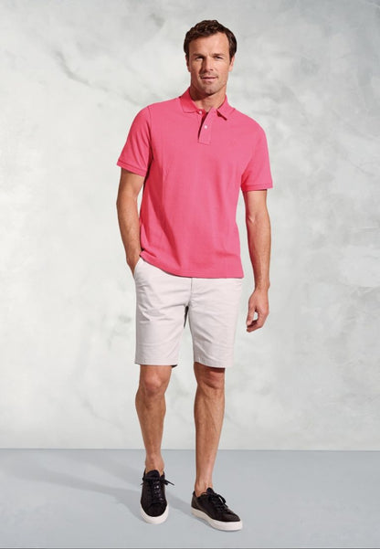 Firth Rose Pure Cotton Piqué Polo Shirt