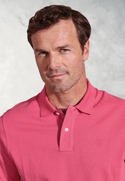 Firth Rose Pure Cotton Piqué Polo Shirt